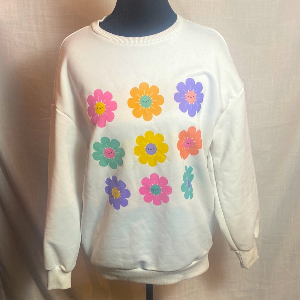 Happy Flowers Sweatshirt